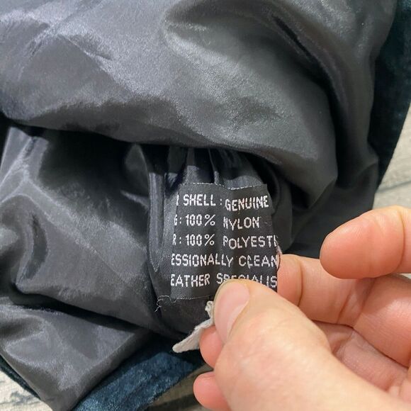 VTG Beyond Leather Mens Western Black Fringe Suede Jacket SZ XL 80s Flaws‎ - Picture 13 of 13